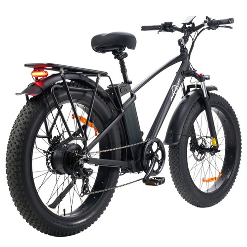 PHNHOLUN P26 Pro elcykel, 1000W motor, 48V 24AH löstagbart batteri, 26*4,0 tum fettiga däck, 55 km/h Max hastighet, 120 km räckvidd