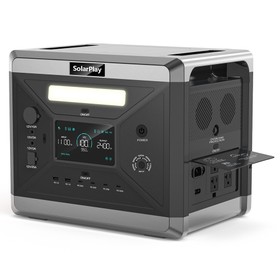SolarPlay Q2501 2160Wh 2400W Portable Power Station