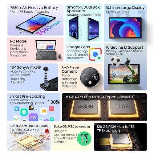 Blackview Tab 80 Tablet Gray