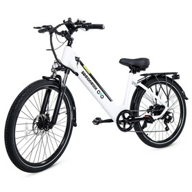 Kornorge C7 350W Electric Bike White
