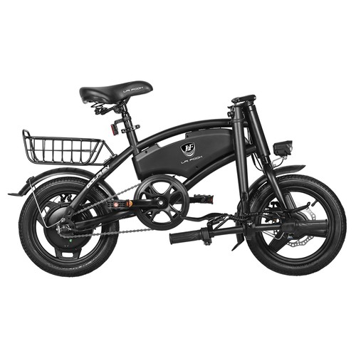 LAIFOOK Dolphin Elektro-Klappfahrrad, Schwarz