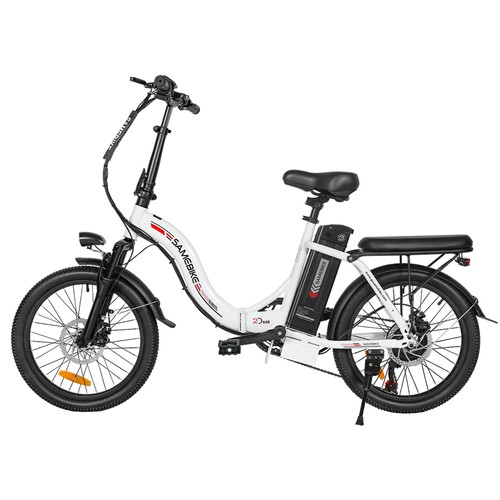 SAMEBIKE CY20 Elektrofahrrad Weiß