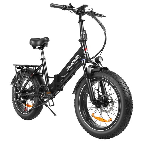 SAMEBIKE LOTDM200-II Faltbares Elektrofahrrad Schwarz