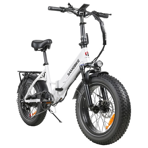 SAMEBIKE LOTDM200-II Faltbares Elektrofahrrad Weiß