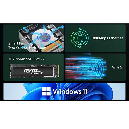 BMAX B6 Plus Mini-PC Intel i3 12GB