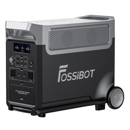 FOSSiBOT F3600 Pro Centrale électrique portable, batterie LiFePO4 3840 Wh, extension max. 11520 Wh, sortie CA élevée 3600 W, charge solaire max. 2000 W, charge complète 1,5 h, PD 100 W, 13 ports de sortie, lampe de poche LED, UPS, contrôle par application