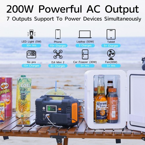 FlashFish E200 Portable Power Station 200W