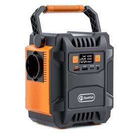 Flashfish A201 Centrale électrique portable 200 W, générateur solaire 172,8 WH/48 000 mAh, batterie de secours avec prises 220 V CA - Prise UE