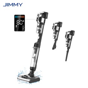 JIMMY PW11 Kabelloser All-In-One-Staubsauger und -Waschmaschine - EU-Stecker, Silber-Schwarz