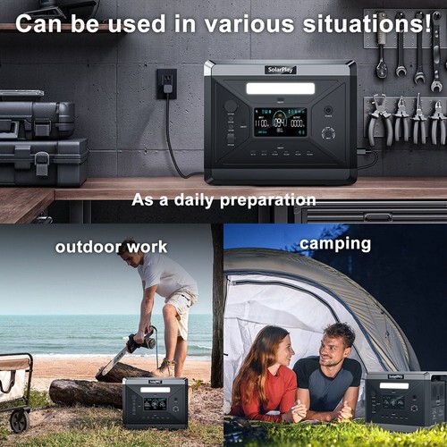Centrale électrique Portable Eco Play - Camping, Secours Maison, Batterie Lithium