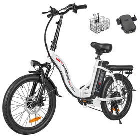 SAMEBIKE CY20 Electric Bike White