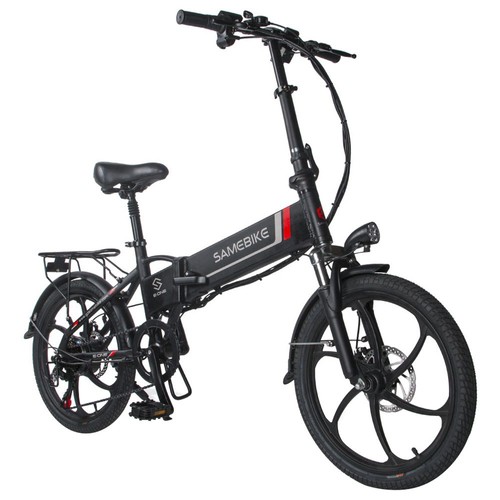 Samebike 20LVXD30 Folding Electric Bike, Black