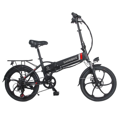Samebike 20LVXD30 Folding Electric Bike, Black