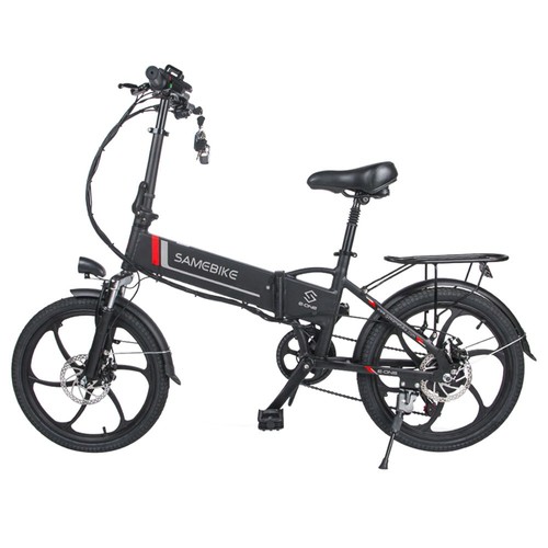 Samebike 20LVXD30 Folding Electric Bike, Black