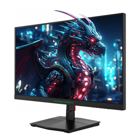 TITAN ARMY P2510H Gaming Monitor, 24.5'' HVA Fast LCD Panel, 1920*1080, 240Hz Refresh Rate, 1ms GTG, HDR10, 99%sRGB, Adaptive-Sync, Dynamic OD, Ultra-Fast Game Mode, 10 Scene Modes, PBP & PIP Split-screen Display, Low Blue Light, VESA Wall Mounting