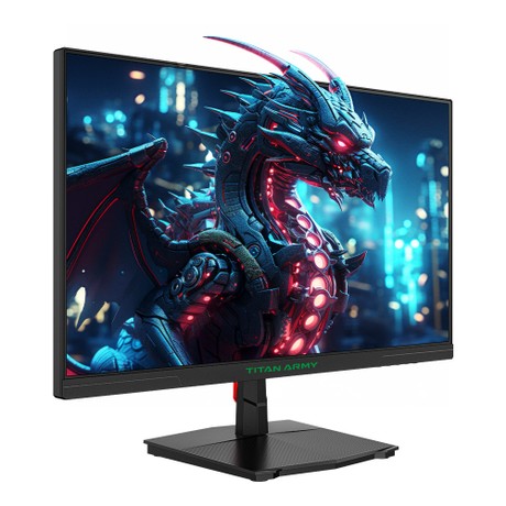 TITAN ARMY P2510H Gaming Monitor, 24.5'' HVA Fast LCD Panel, 1920*1080, 240Hz Refresh Rate, 1ms GTG, HDR10, 99%sRGB, Adaptive-Sync, Dynamic OD, Ultra-Fast Game Mode, 10 Scene Modes, PBP & PIP Split-screen Display, Low Blue Light, VESA Wall Mounting