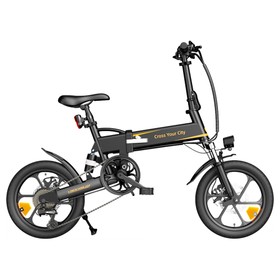 ADO A16 XE Folding Electric Bike 250W Geared Hub Motor Black