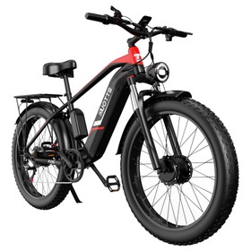 DUOTTS F26 Elektrofahrrad 750W*2 Doppelmotoren LG 20Ah Akku Schwarz