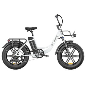 ENGWE L20 Electric Bike 20*4.0 inch Mountain Tire White