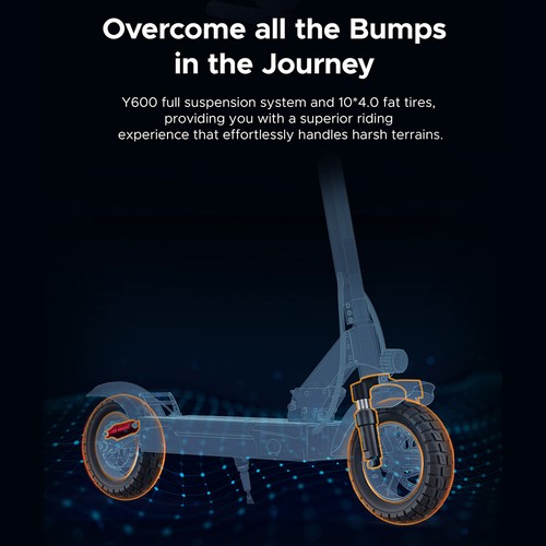 ENGWE Y600 Electric Scooter with Seat