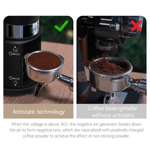 HiBREW G3A Coffee Grinder, Black