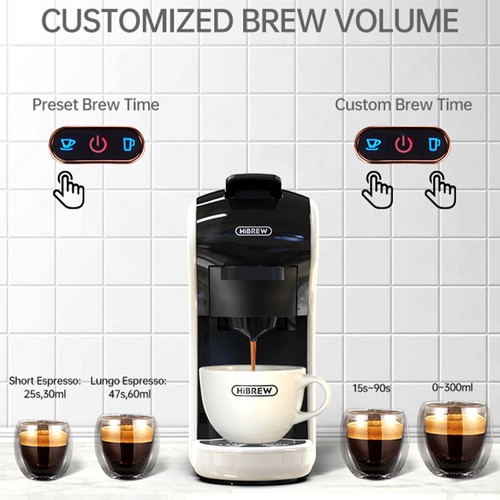 HiBREW H1A 1450W Espresso Machine Black