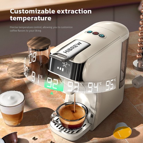 HiBREW H1B 6-in-1 Coffee Machine Beige