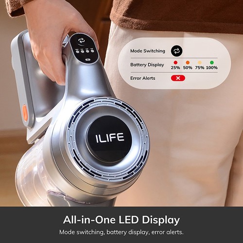 ILIFE H80 Cordless Vacuum Cleaner, Gray