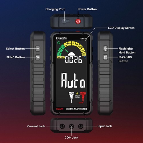 KAIWEETS KM602 Smart Digital Multimeter