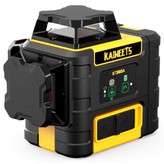 KAIWEETS KT360A Niveau Laser 3x360° - Autonivelant Support Magnétique IP54 (Pour Construction/Rénovation