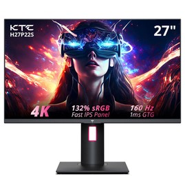 KTC H27P22S Moniteur de jeu 27 pouces Écran IPS rapide UHD 3840 x 2160 AUO 7.0 HDR400 taux de rafraîchissement de 160 Hz