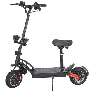 KUGOO G-BOOSTER Folding Electric Scooter Dual 800W Motors 3 Speed Modes Max 55km/h 10 Inch Tire - Black