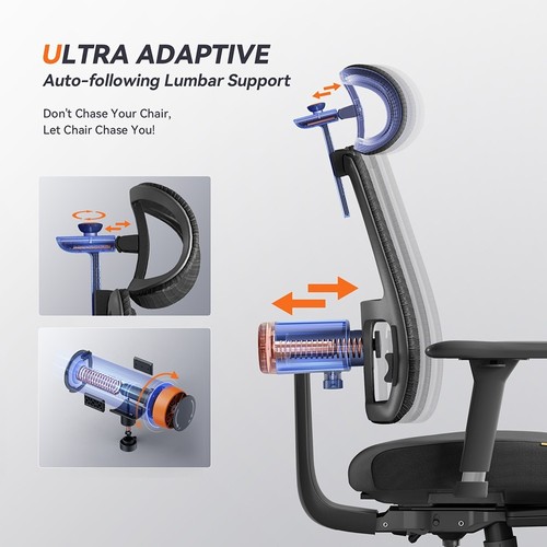 NEWTRAL MagicH-BPro Ergonomic Chair with Footrest