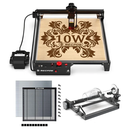 Mecpow X3 Pro 10W Laser Engraver With Air Assist + Roller+Bed (Geekbuying Poland)