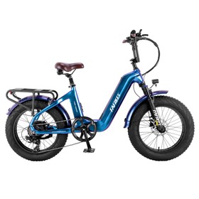 FAFREES F20 Master E-bike 20*4.0 Tire 500W Motor Blue