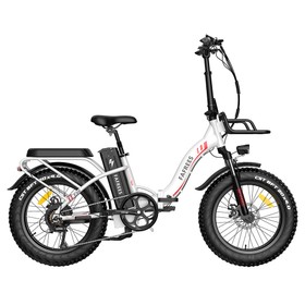 FAFREES F20 Max Electric Bike 20 Inch Folding Frame E-bike White