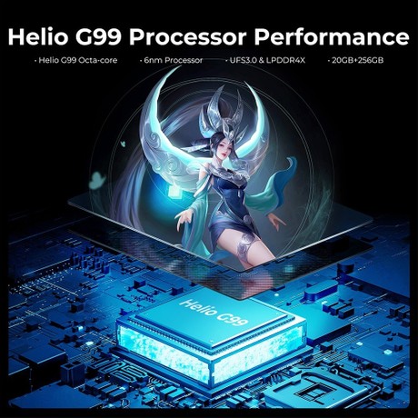 FOSSiBOT DT2 Robustes Tablet, Android 13.0, 10,4 Zoll 2K IPS Touchscreen, MT8781 Octa Core 2,0 GHz, 12 GB RAM 256 GB ROM