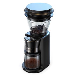 HiBREW G3 Elektrische Kaffeemühle, 34-Gang-Skala, 210-g-Bohnenbehälter, 100-g-Pulvertank, 48-mm-Kegelmahlwerk, antistatisch