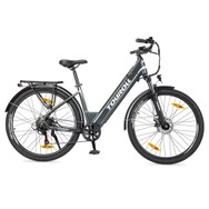 Touroll J1 ST Vélo de randonnée 27.5 pouces avec moteur 250 W batterie 36 V 15.6 Ah autonomie maximale de 100 km écran LCD 18"