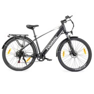 Touroll J1 Trekkingrad mit 250-W-Motor 275-Zoll-Rädern 5616-Wh-Akku 100 km Reichweite mechanischer Scheibenbremse und E-Bremse - Schwarz
