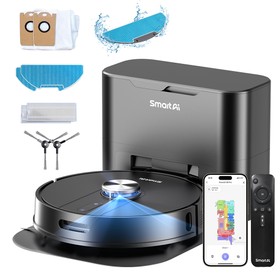 SmartAI S8 Pro Roboterstaubsauger mit Basisstation