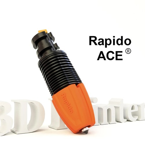 Trianglelab Rapido ACE HF Hotend - 104NT-4 termistor, kompatibel med Dragon/Rapido, V6-adapter