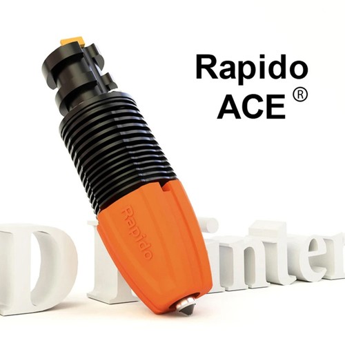 Trianglelab Rapido ACE UHF Hotend – 104NT-4 Thermistor, kompatibel mit Dragon/Rapido, V6-Adapter