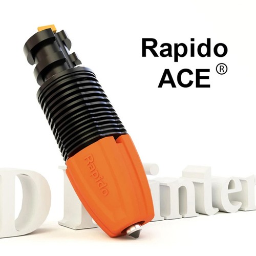 Trianglelab Rapido ACE UHF Hotend – PT1000-Thermistor, kompatibel mit Dragon/Rapido, V6-Adapter