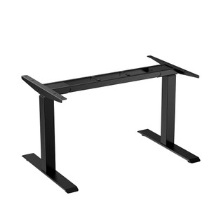 ACGAM JSZ-3 Height-Adjustable Standing Desk Frame With 2 Strong Motors, 3-Level Table Frame, Height Adjustable with 62-127cm, 3 Memory Controls, Load Capacity up to 120 KG, for Home & Office - Black Frame Only