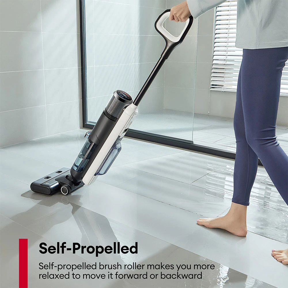 Ultenic AC1 Elite a person holding a vacuum