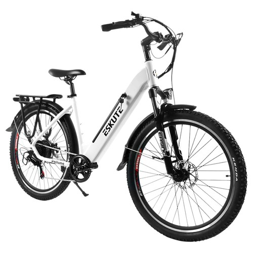 ESKUTE ES-27.5-CS 500W 15Ah Electric Bike White | Europe