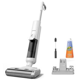 Proscenic F10 Pro Cordless Vacuum and Mop 30min Runtime Self-Cleaning LED Screen All-Around Edge Cleaning 3 Cleaning Modes Dual Water Tanks