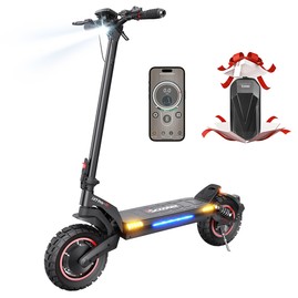 iScooter iX7 Pro Electric Scooter 1000W*2 Motor 48V 17.5Ah Battery 10-inch Off Road Tires 60km/h Max Speed 80km Range Front and Rear Disc Brakes Dual Suspensions