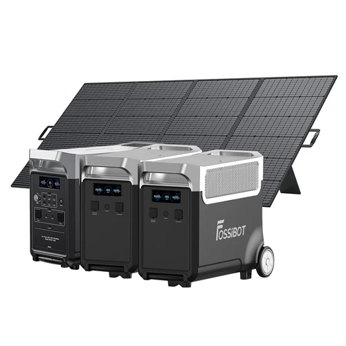 FOSSiBOT F3600 Pro Portable Power Station + 2x FB3840 Expansion Battery + 1x SP420 420W Solar Panel (Geekbuying Europe)